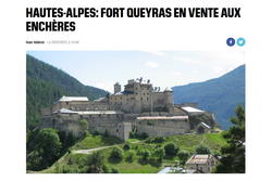 Fort Queyras de nouveau en vente ... aux enchères (le 15 avril)